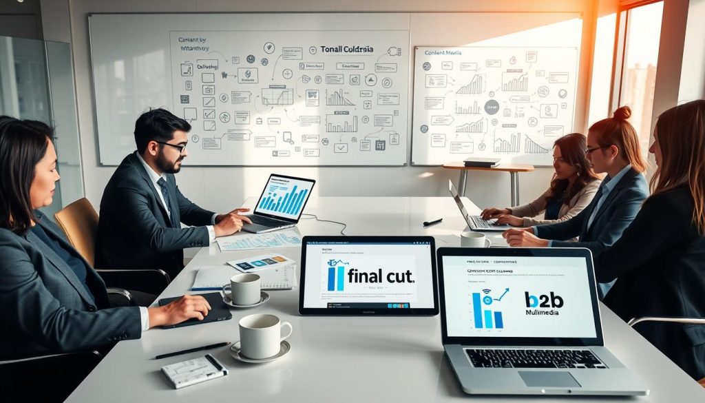 b2b content strategy services|A bustling local market scene in Charlotte
