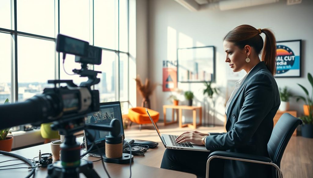charlotte video content for businesses|A striking visual scene showcasing a bustling Charlotte cityscape