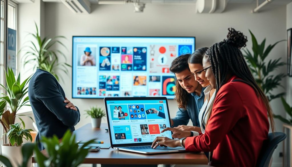 social media content management services|A vibrant urban scene in Charlotte