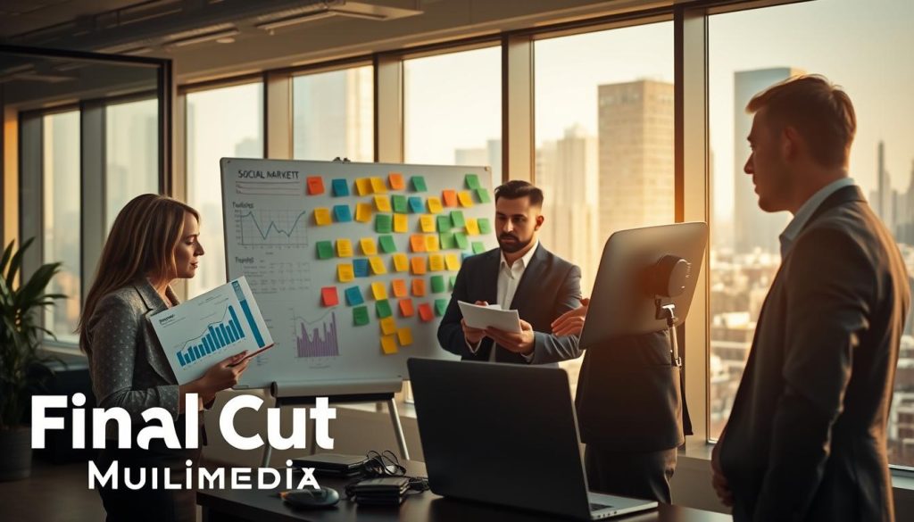 social media marketing retainer|A bustling local business scene in Charlotte