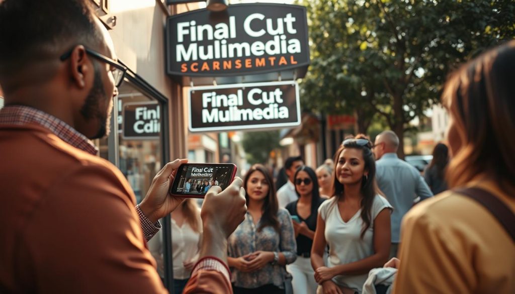 video marketing for local business|A detailed content calendar displayed on a sleek desk